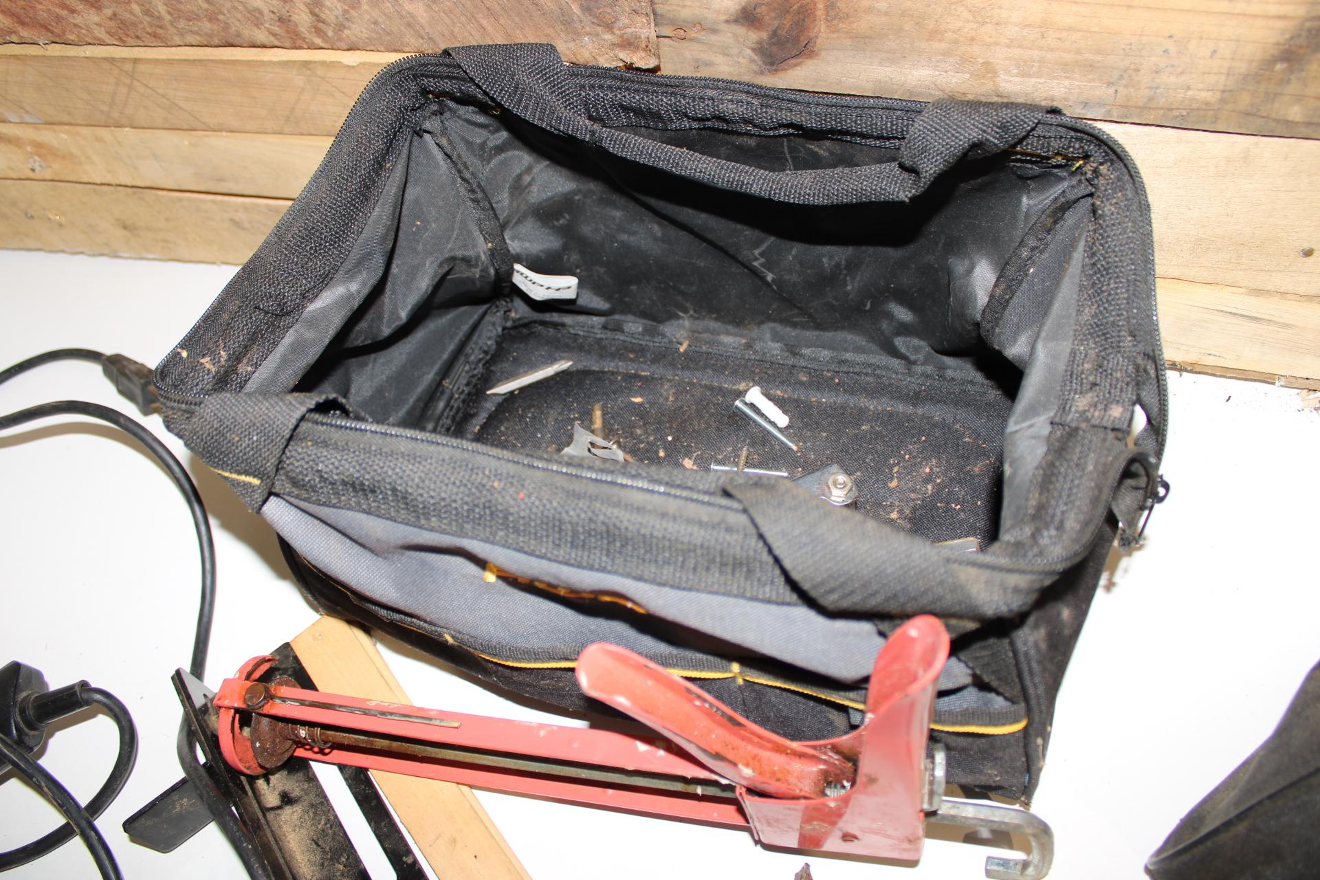 Assorted Tools and bags