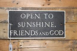 Hanging Metal Sign