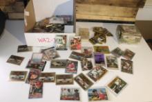 Large lot of Trading Cards including ,Nascar, Military, Misc.