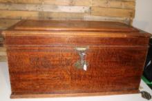 Beautiful Asian Antique Carved Wooden Chest