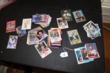 Loose Sports trading cards.