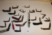 Pocket knives.