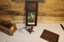 Vintage Scale, Picture,animal trap and  Cast