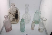 Vintage Glass Bottles.