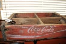 Vintage Coca Cola Wood Crate