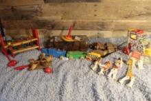 Vintage Wooden Toy Lot