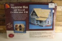 Magnolia All wood Dollhouse kit