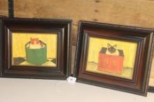 Pair of Bombay  Wall Art