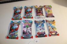 Eight Pokemon Booster Packs