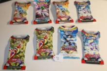 Eight Pokemon Booster Packs