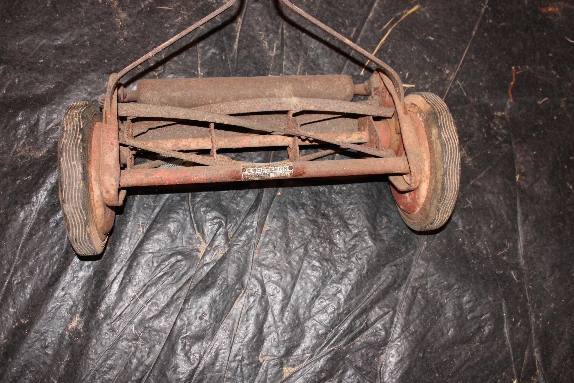 Craftsman Push Reel mower.