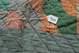 Vintage Quilt Wave Bowtie Design Patches