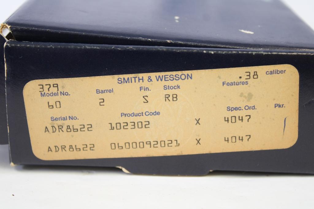 Smith & Wesson 60 .38 Spl
