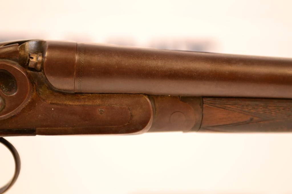 Belgium C Barker SxS Shotgun 12ga