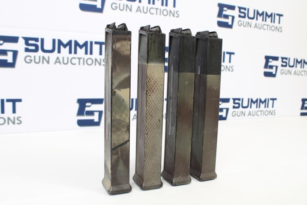 Lot of (4) Heckler & Koch UMP45 Magazines .45 Auto