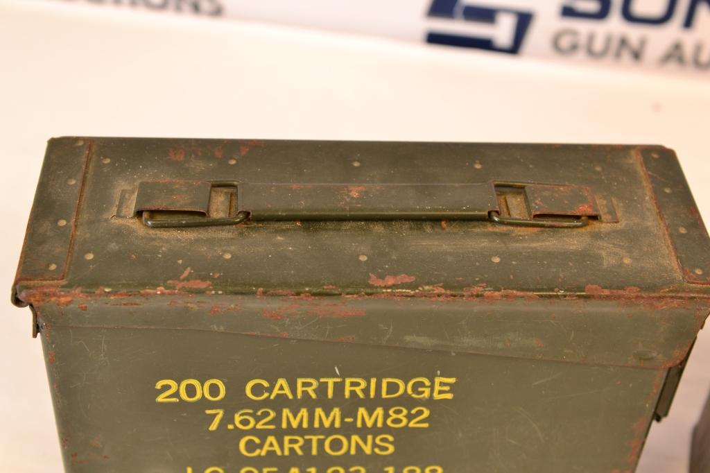 Lot of (2) 7.62x51 Military Ammo Cans