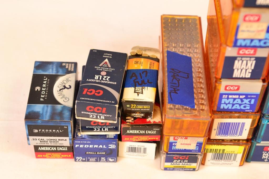 Various Manufacturers .22LR & .22 WMR Ammo