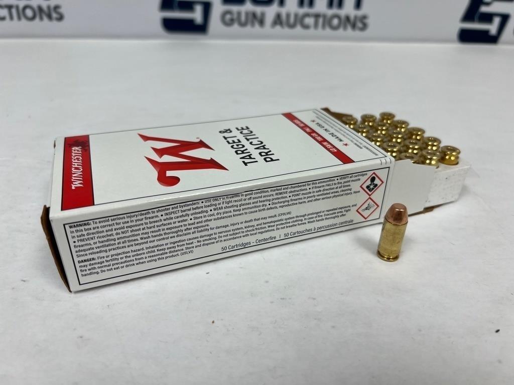 Winchester .40 S&W 180gr FMJ Ammo 1000rds