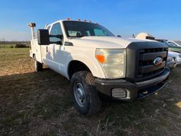 2011 FORD F350 4X4 UTILITY MECHANIC SERVICE TRUCK