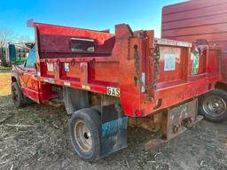 1999 CHEVY K3500 MASON DUMP TRUCK