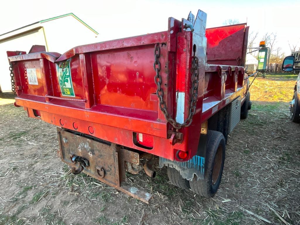 1999 CHEVY K3500 MASON DUMP TRUCK