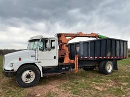 2002 FREIGHTLINER FL80 SINGLE AXLE GRAPPLE TRUCK