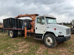 2002 FREIGHTLINER FL80 SINGLE AXLE GRAPPLE TRUCK