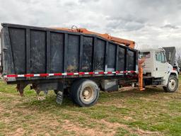 2002 FREIGHTLINER FL80 SINGLE AXLE GRAPPLE TRUCK