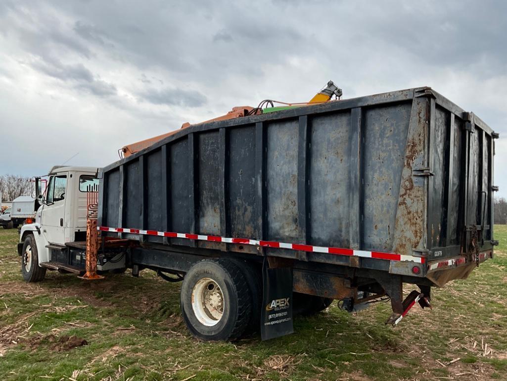 2002 FREIGHTLINER FL80 SINGLE AXLE GRAPPLE TRUCK