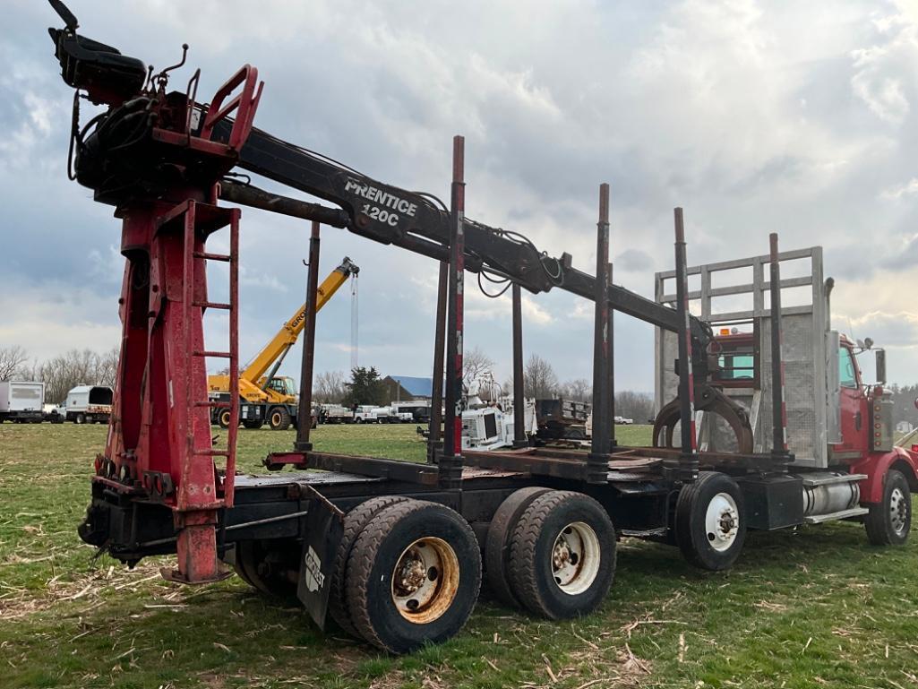 1998 WESTERN STAR TRI AXLE LOG TRUCK 550HP CAT