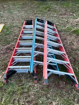 LOT OF (3) WERNER 8? LADDERS