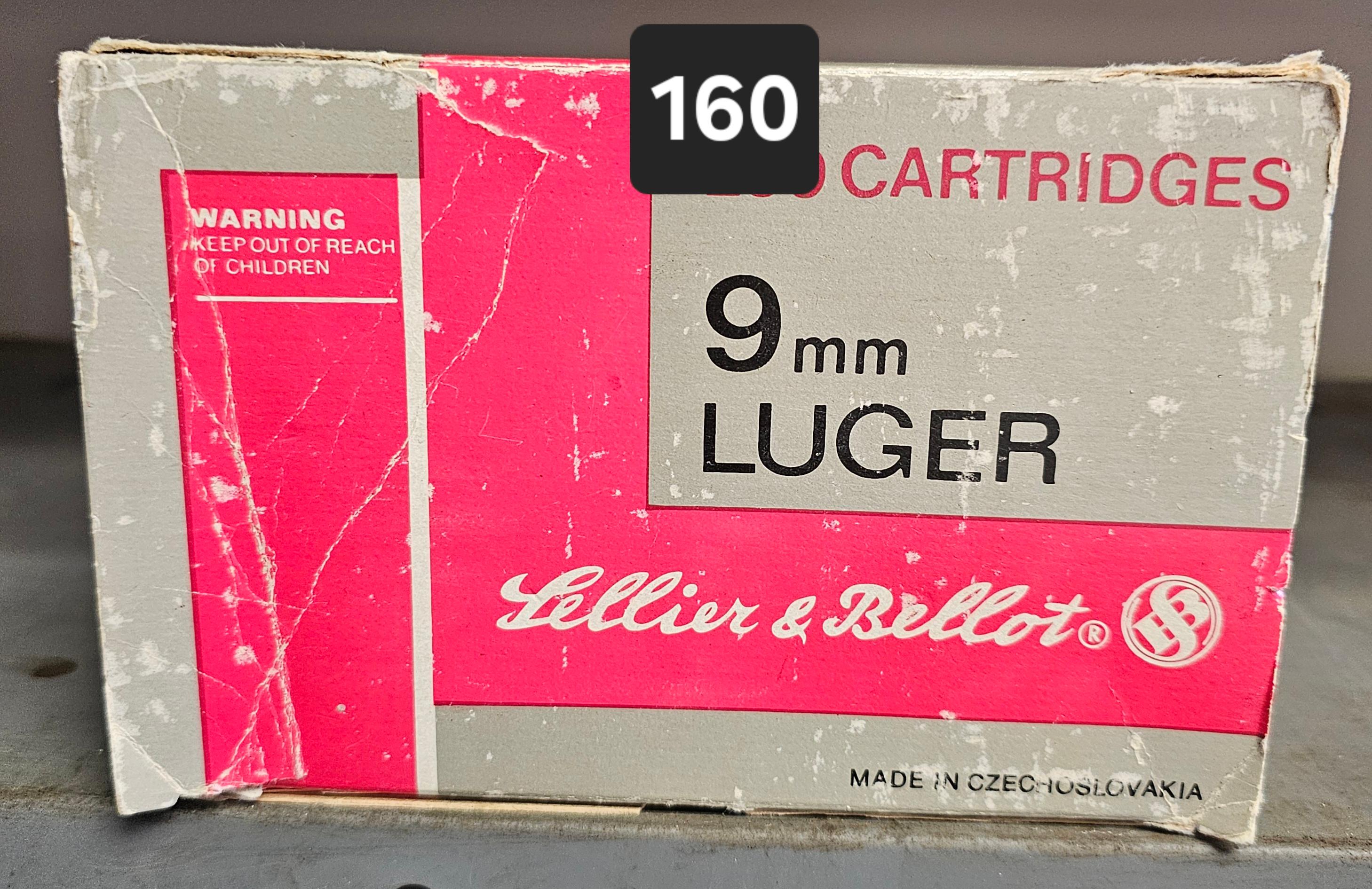 Lellier & Bellot 9mm Luger Primers 9 boxes 25 per box
