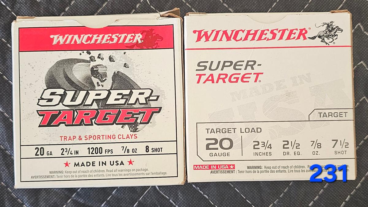 Winchester 20ga 2 Boxes