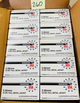 Case of Ammo 5.56 = 50 boxes