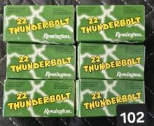 Remington Thunderbolt 22LR 6 boxes 50 per box