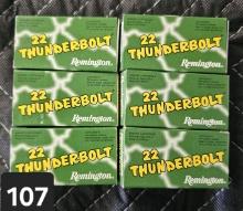 Remington Thunderbolt 22LR 6 boxes 50 per box