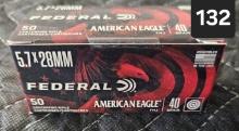 Federal 5.7 x 28 mm 50 cartridges
