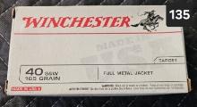 Winchester 40 S&W FMJ 1 Box