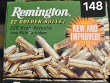 Remington 22LR Golden Bullet 225 Cartridges