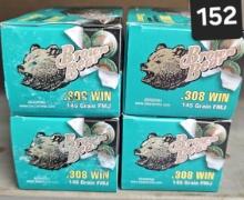 Brown Bear 308 Win 145 grain FMJ 4 boxes