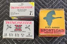 Winchester 12 ga 2 Boxes and 1 box of Vintage (Advertising) box