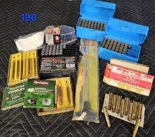 Lot of Reloading Supplies, Cleaning Supplies, Used Brass and Storage Containers