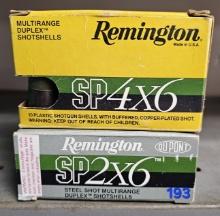 Remington Shotgun Shells (1 opened & 1 unopened)