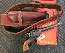 Ruger Blackhawk Revolver with Holster .30 cal