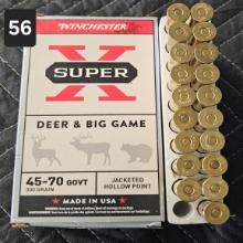 Winchester Super X 45-70 govt 300 grain JHP - missing 1