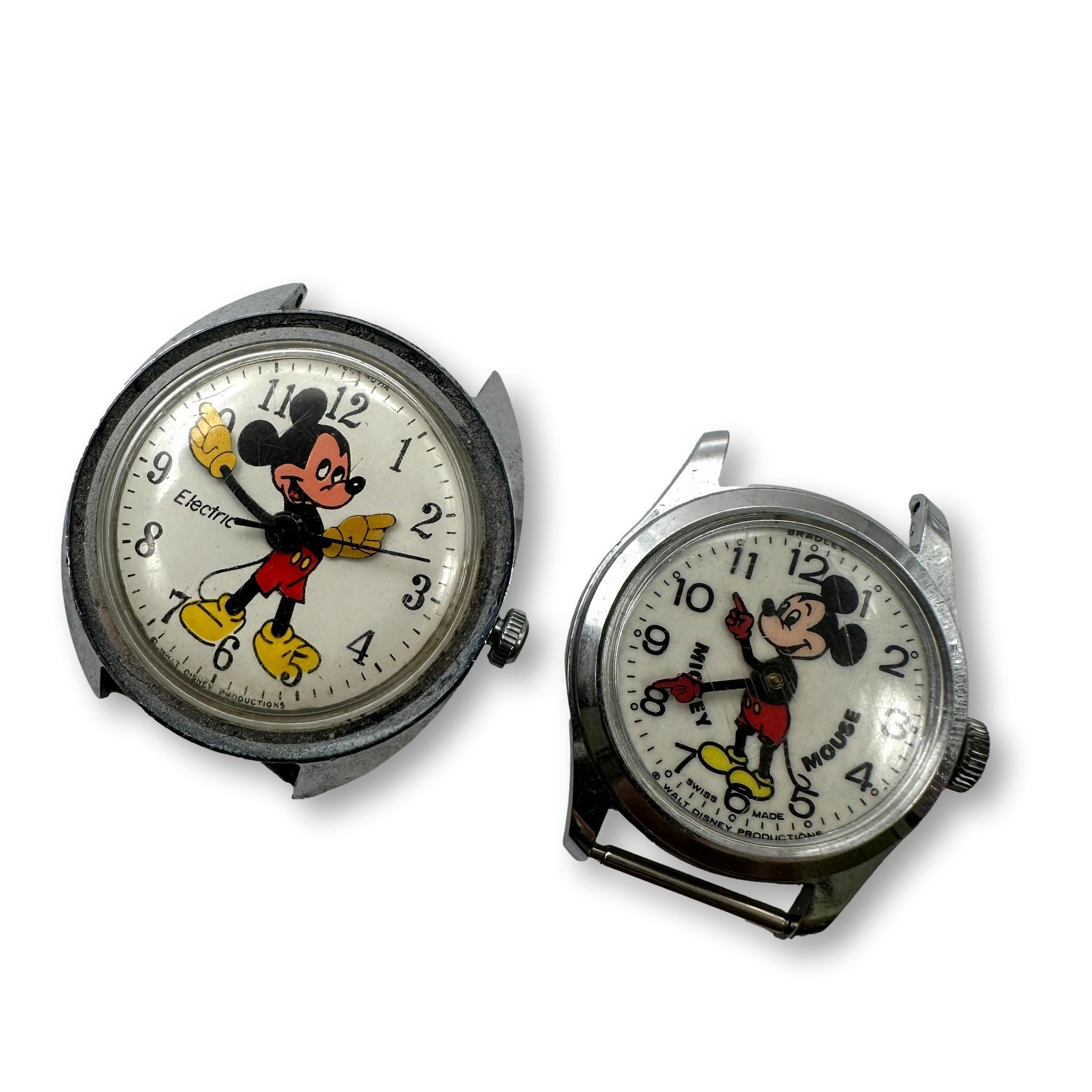 Pair of Vintage Micky Mouse Watches