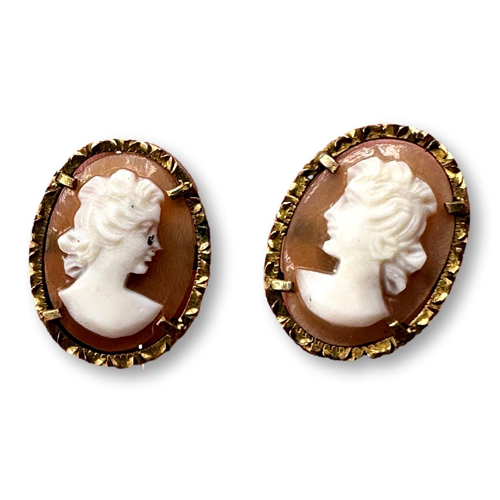 Vintage Cameo Collection Including 14K with Diamonds