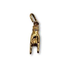 14K Gold Hand Charm