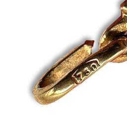 14K Gold Hand Charm