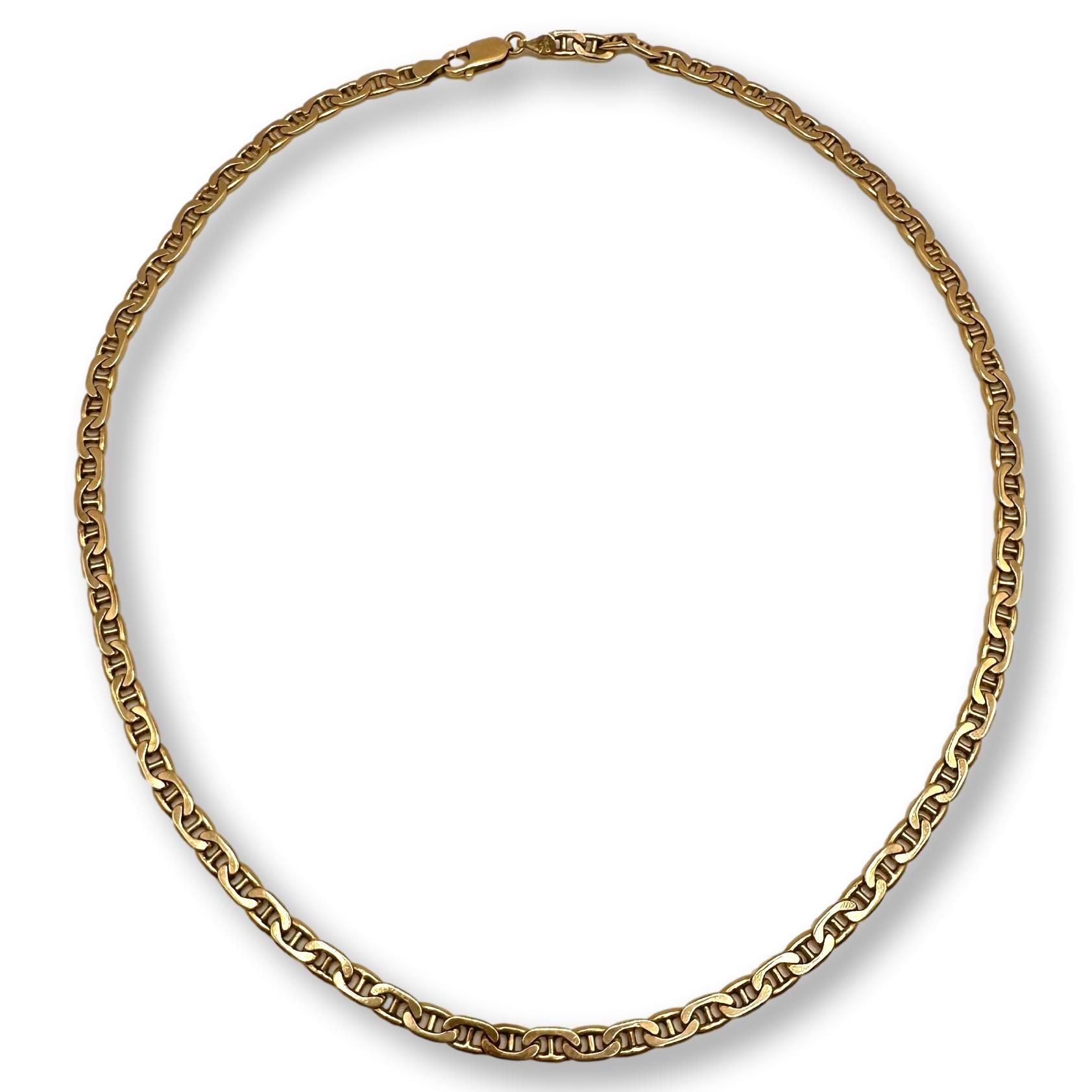 Vintage 14K Gold Chain Necklace